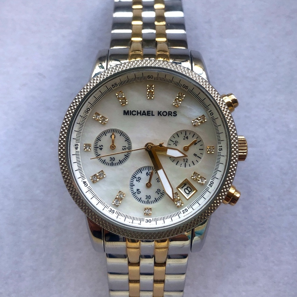 Michael Kors Women’s Watch Ritz Two Tone MK5057